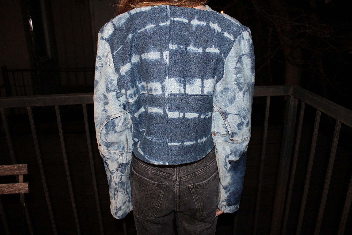 Tie Dye Fleeced Lined Jacket