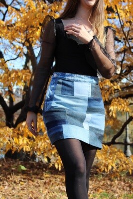 Fifty Shades of Indigo Mini Skirt