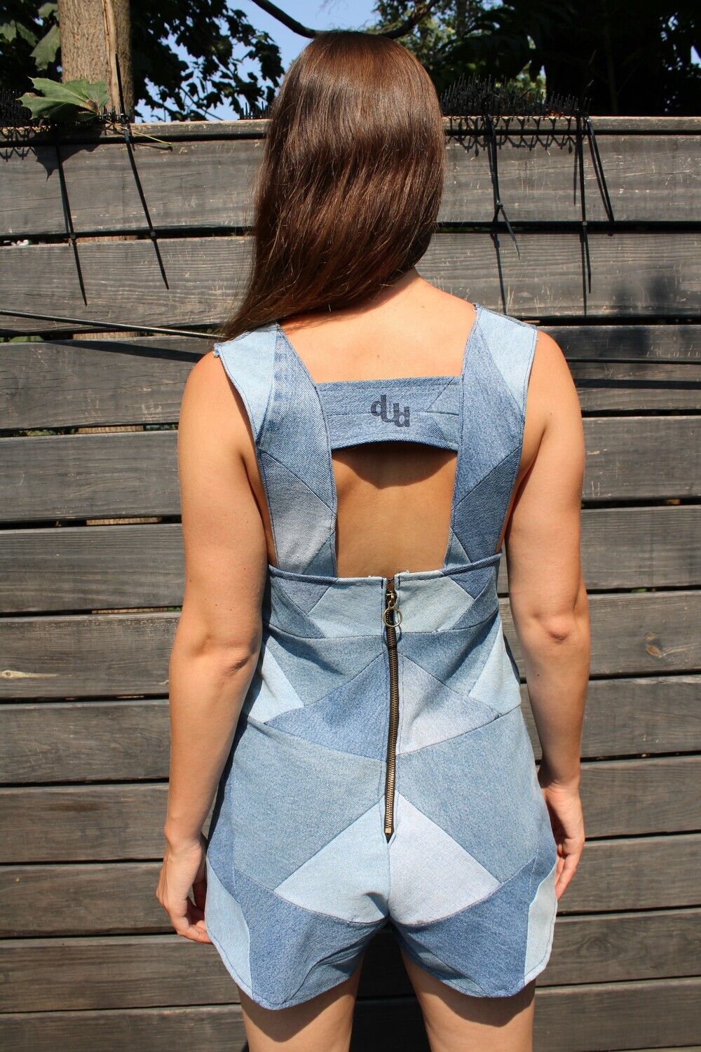 Deep V-Neck Romper