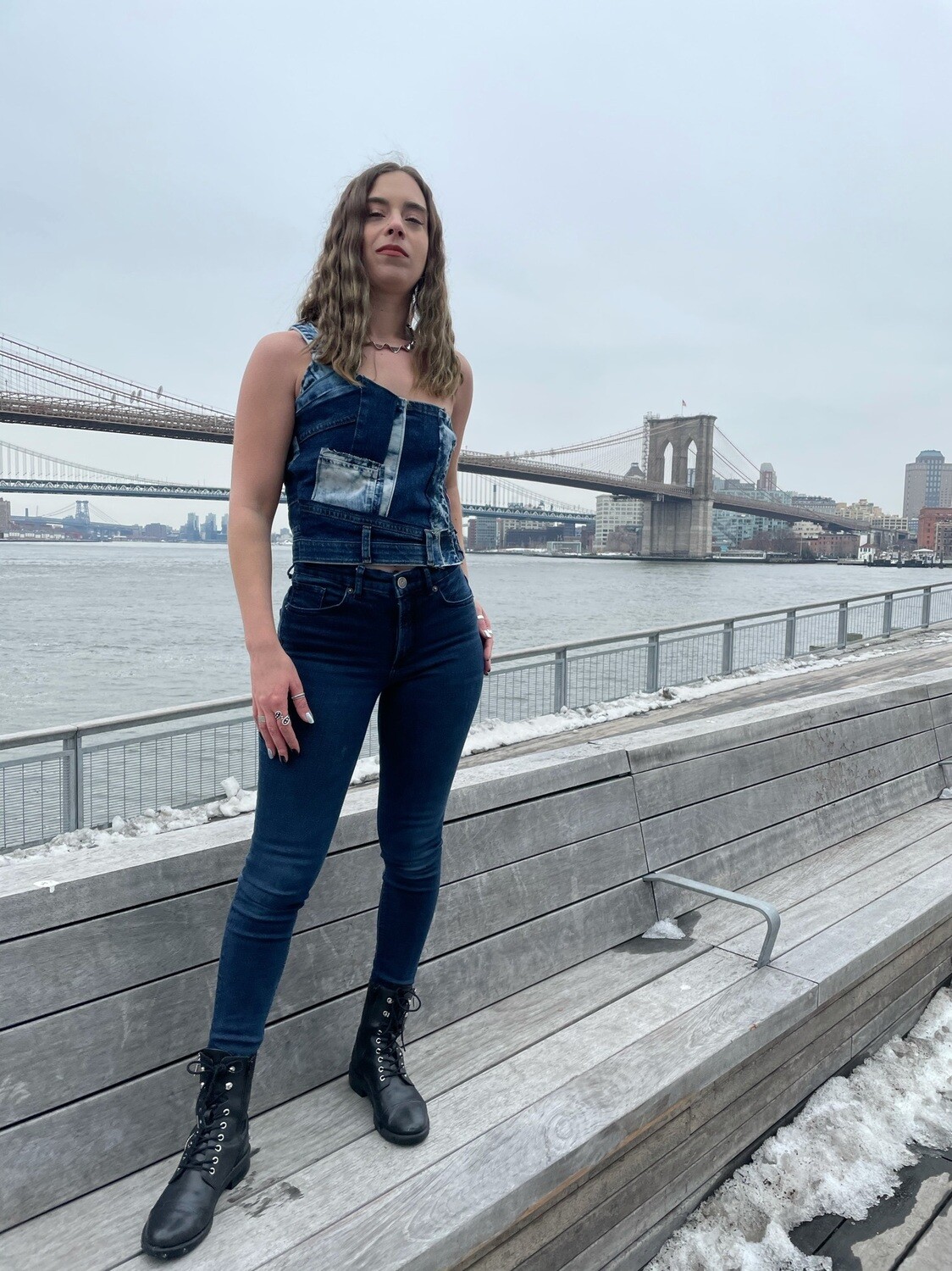 Scrappy One Shoulder Top