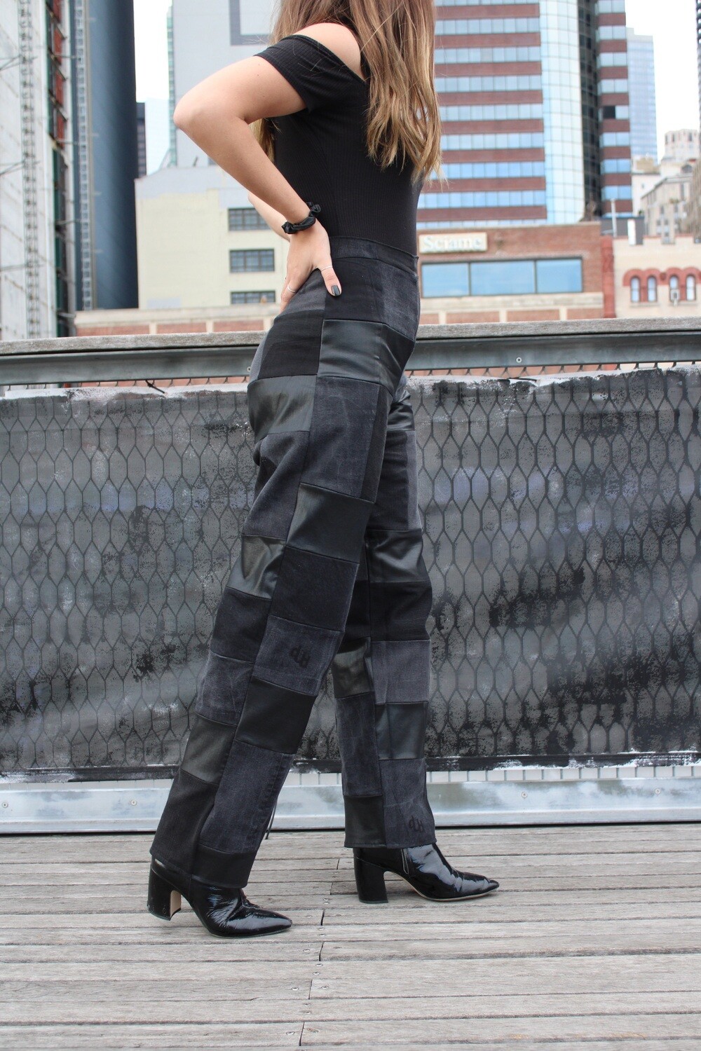 Sky High Black Pants