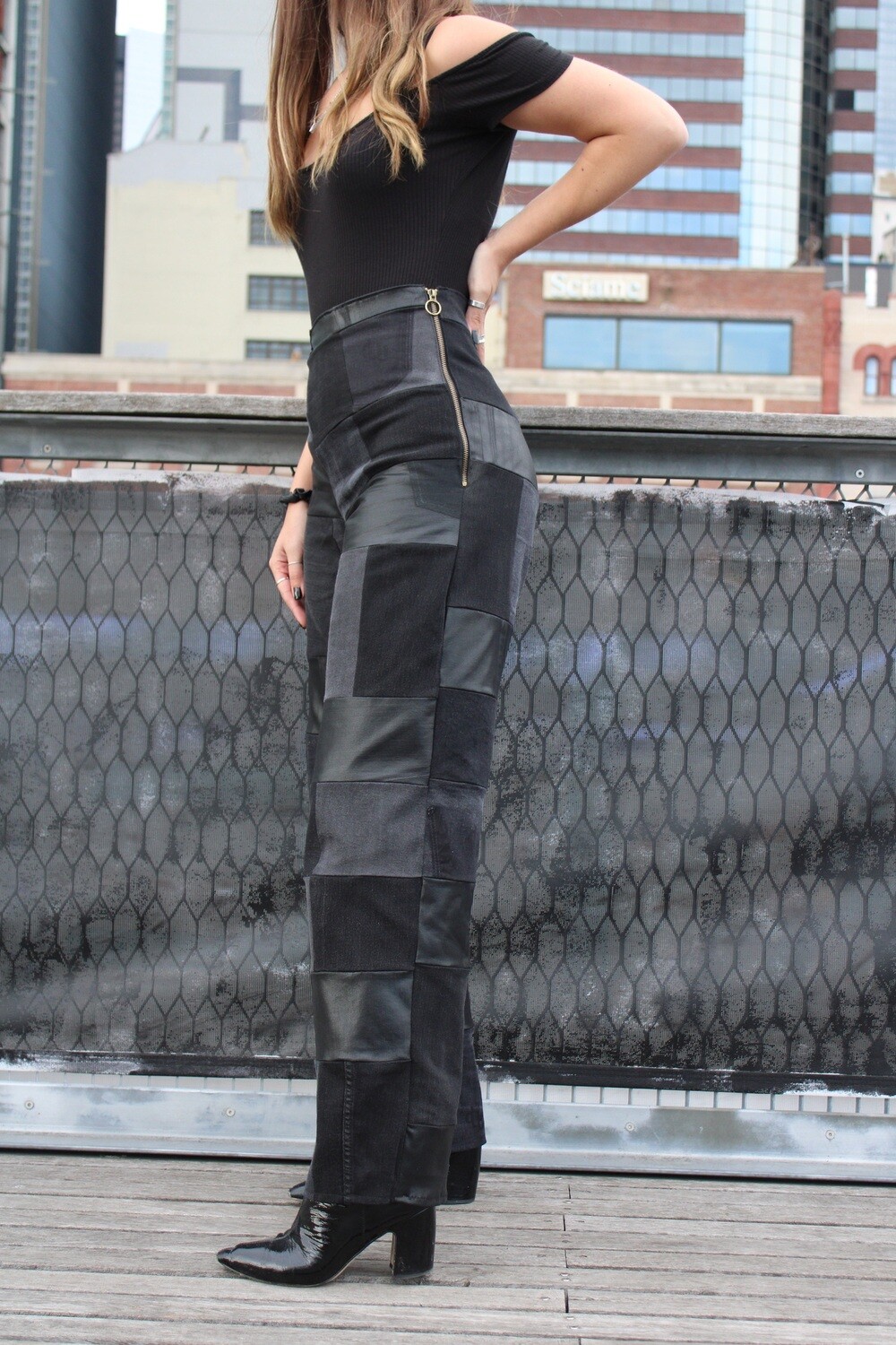 Sky High Black Pants