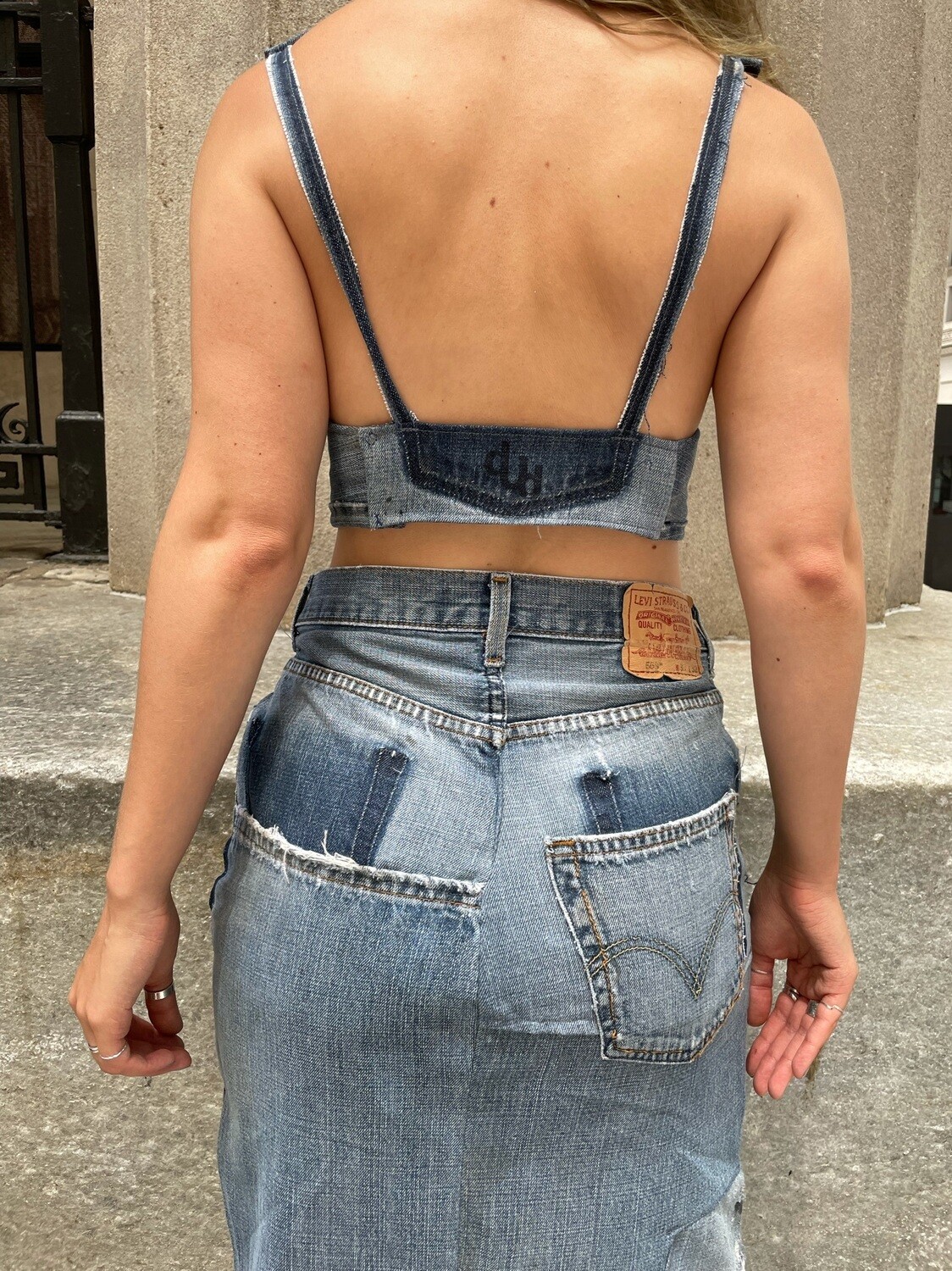 Asymmetrical Skirt Set