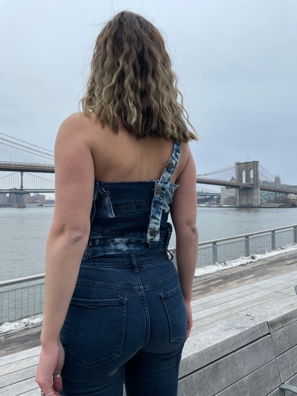 Scrappy One Shoulder Top