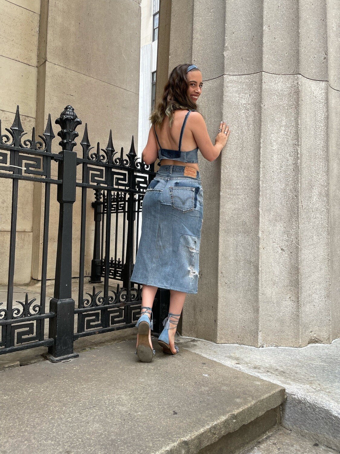 Asymmetrical Skirt Set