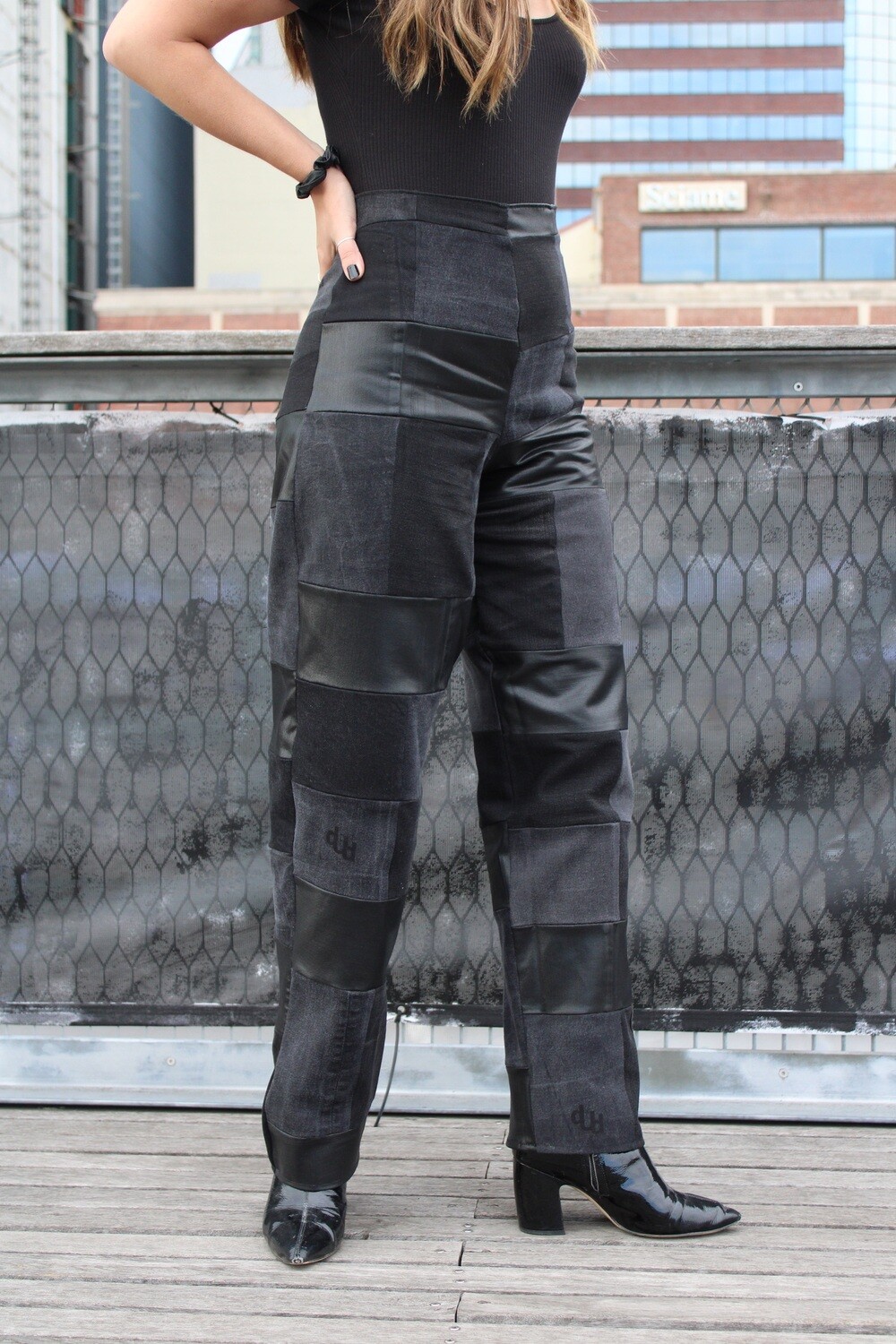 Sky High Black Pants
