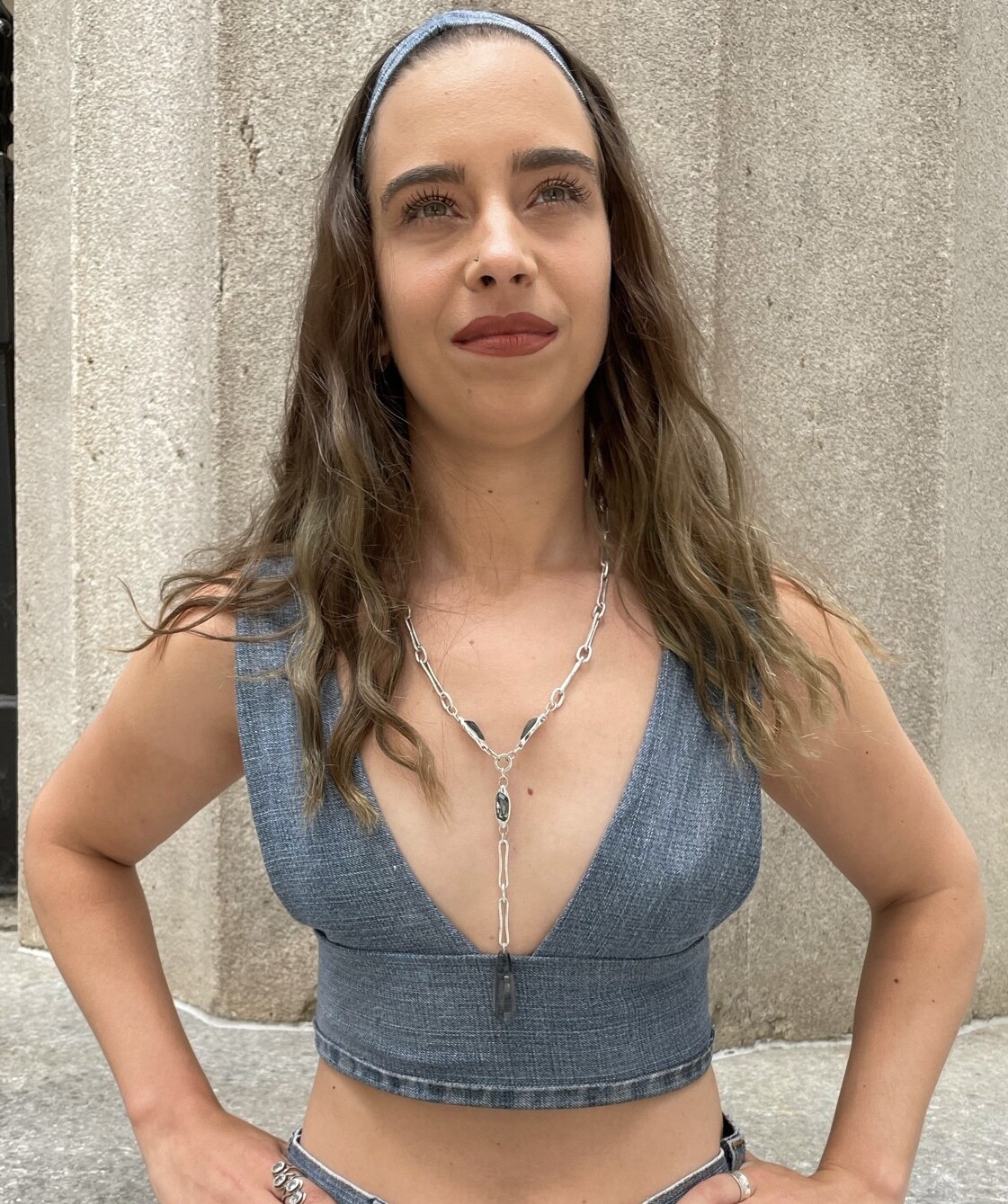 Deep V-Neck Top