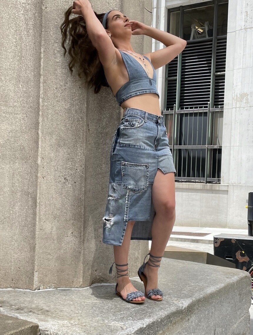 Asymmetrical Skirt