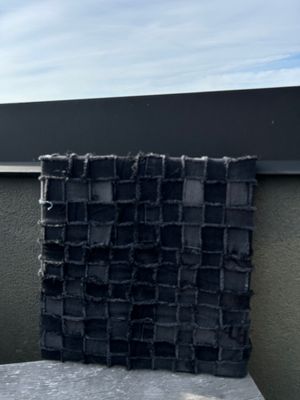 Weaved Black Canvas