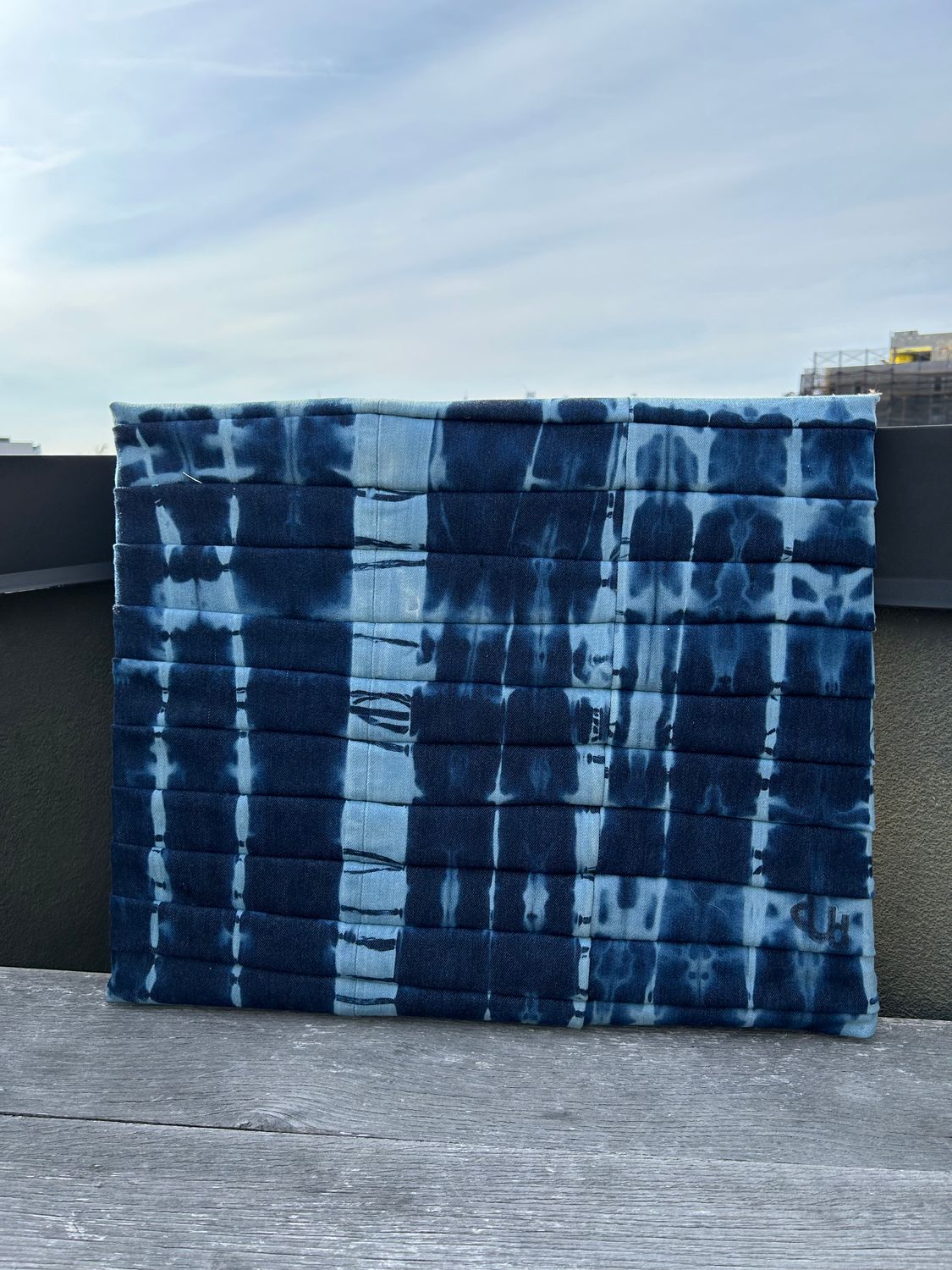 Pleated Tie Dye Canvas