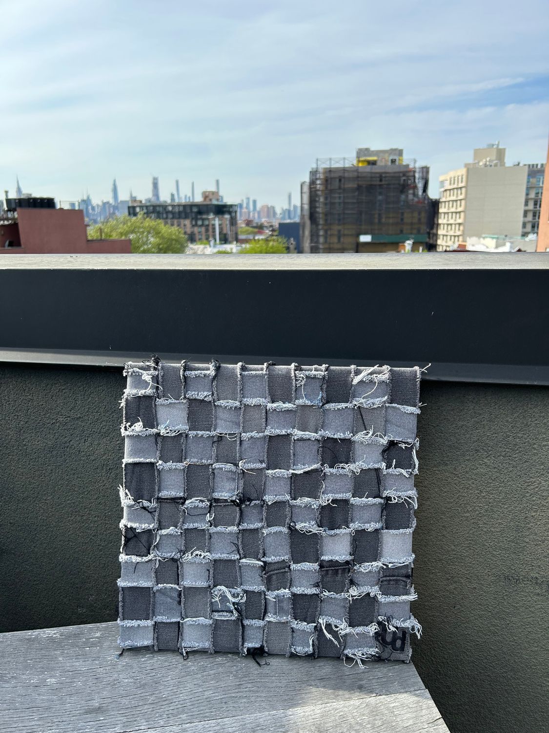 Weaved Grey Canvas