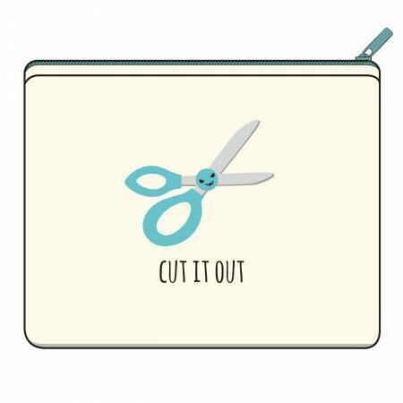 Cut It Out Canvas Pouch