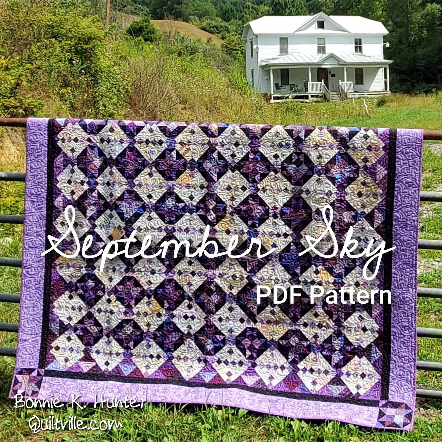 September Sky Digital Pattern