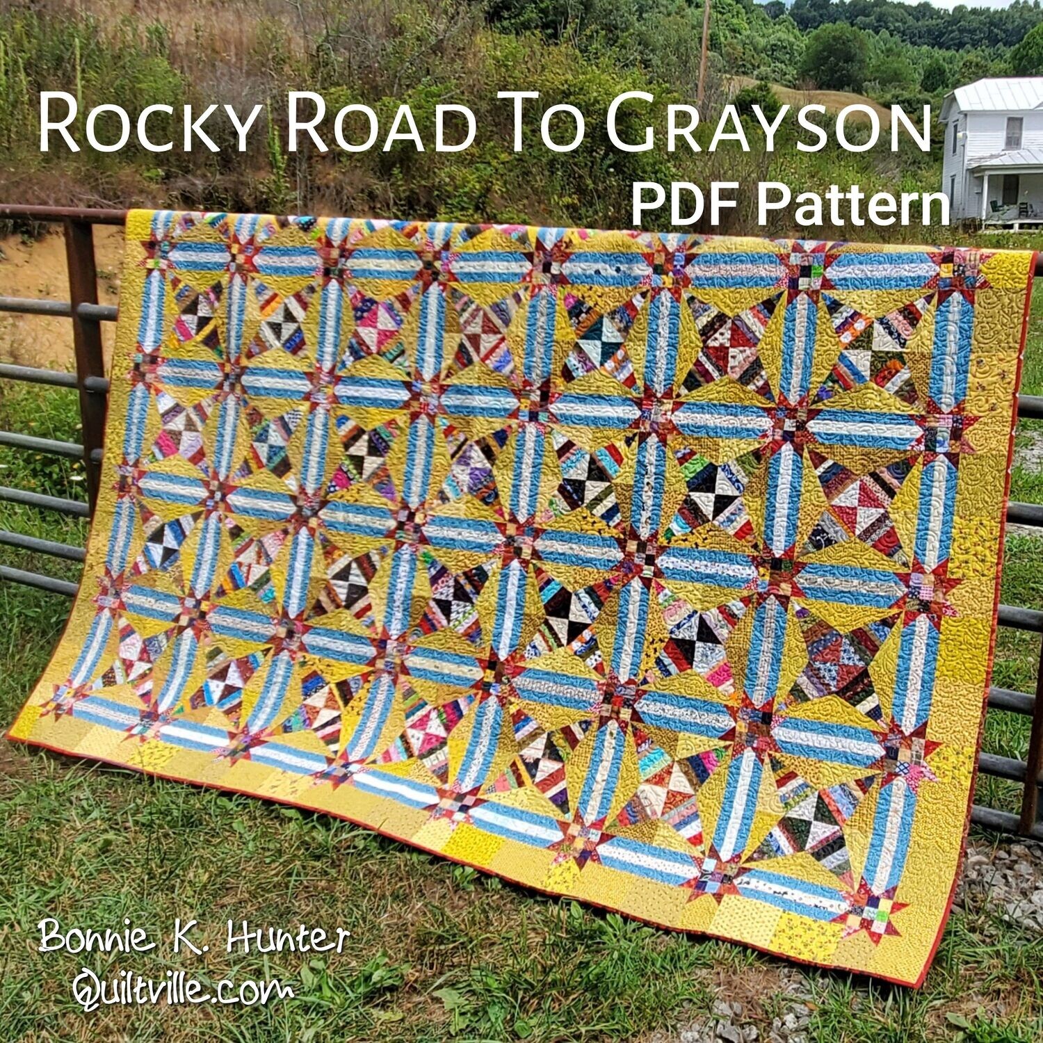 Rocky Road to Grayson Digital Pattern