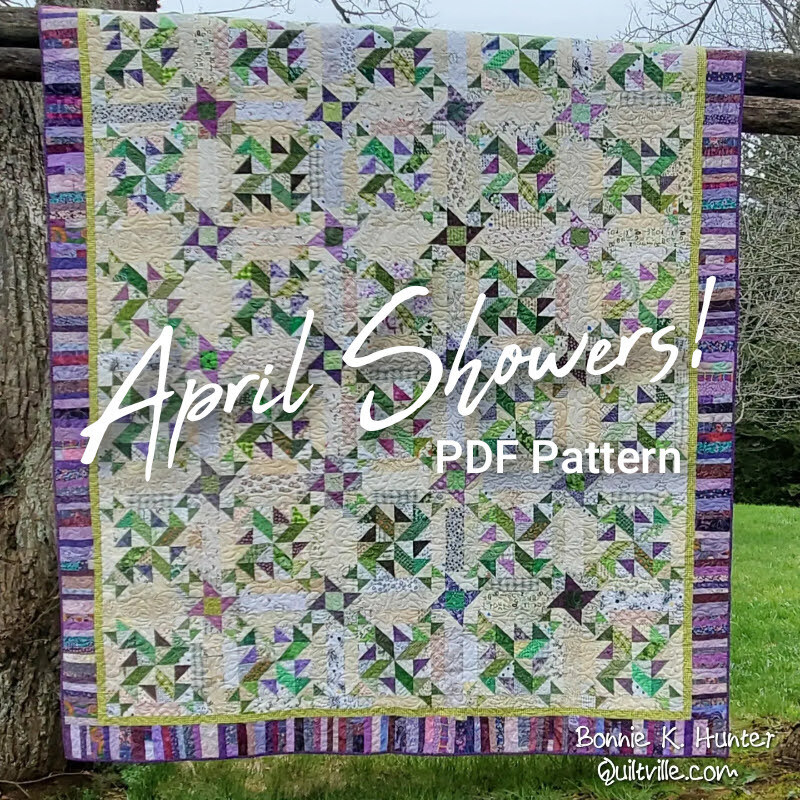 April Showers Digital Quilt Pattern