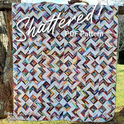 Shattered Digital Pattern