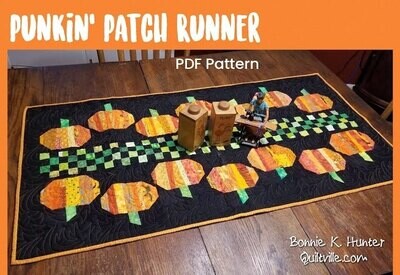 Punkin&#39; Patch Runner Digital Pattern