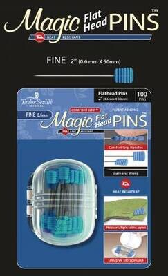 Magic Pins Flat Head FINE 100 pc
