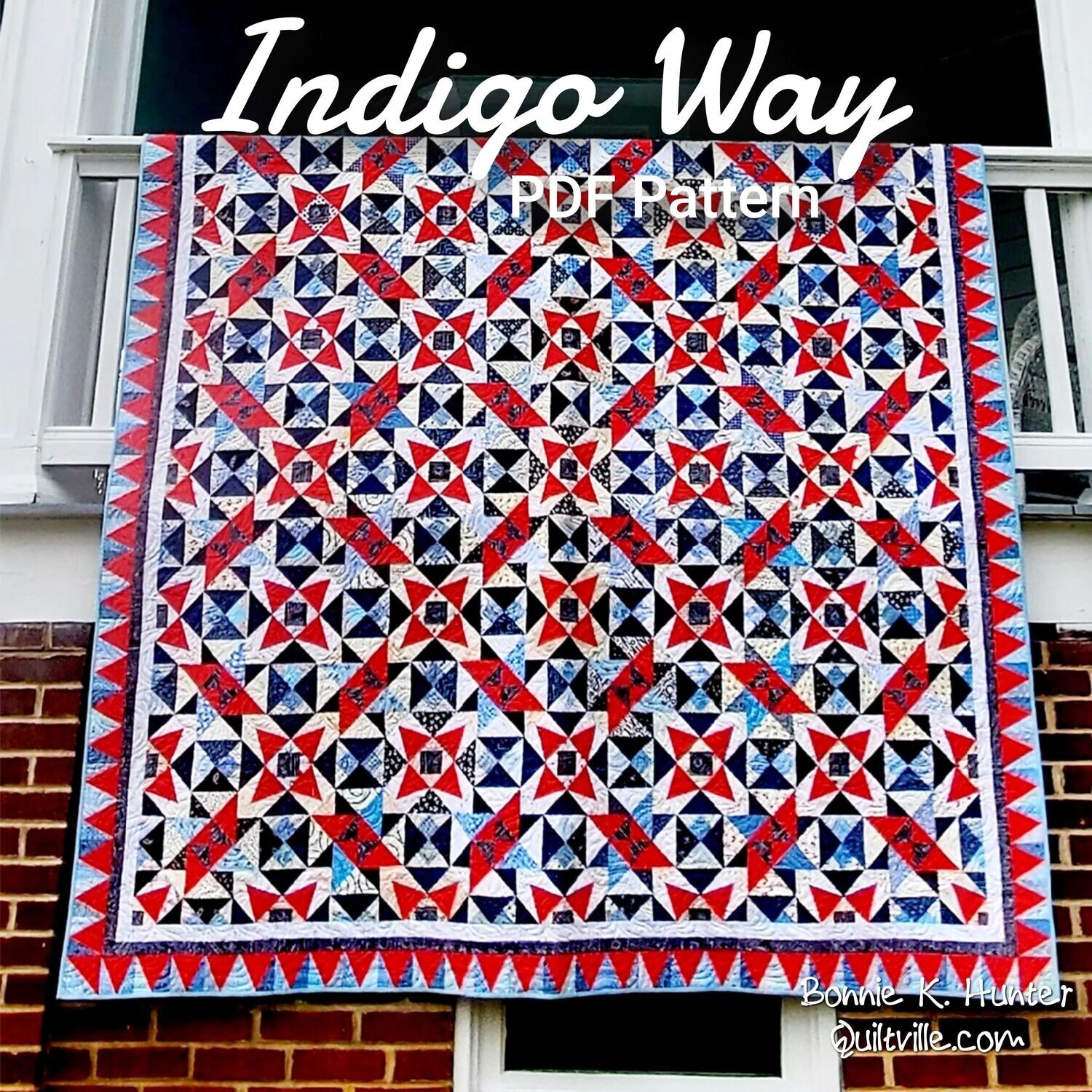 Indigo Way PDF Pattern