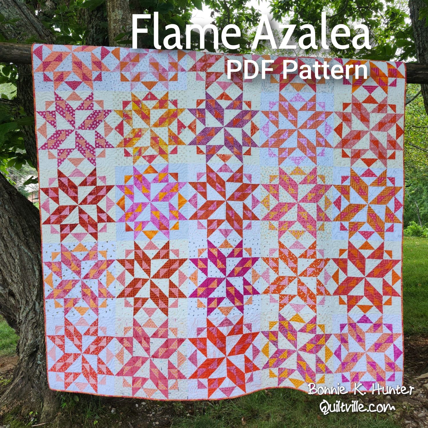 Flame Azalea PDF Pattern