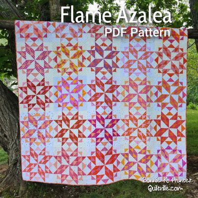 Flame Azalea PDF Pattern