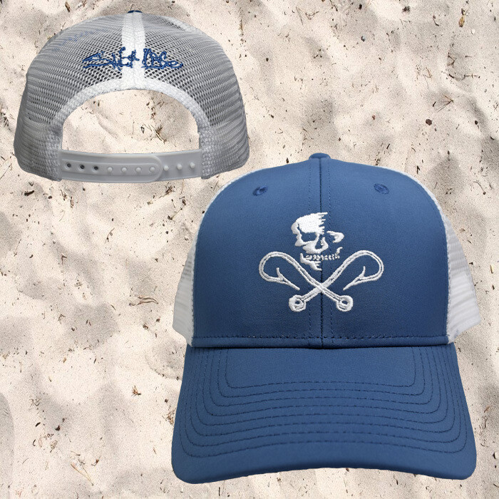帽子 [0] Salt Life Fishing Men's Skull Hook New Salt Life Fishing Men's Skull Hook Line and Sinker