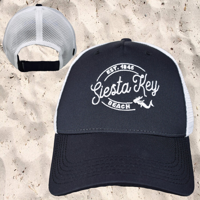 Siesta Key Beach 1846 Mermaid Cap