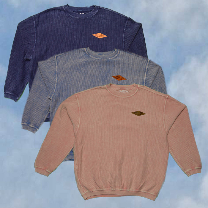 leather patch sweater