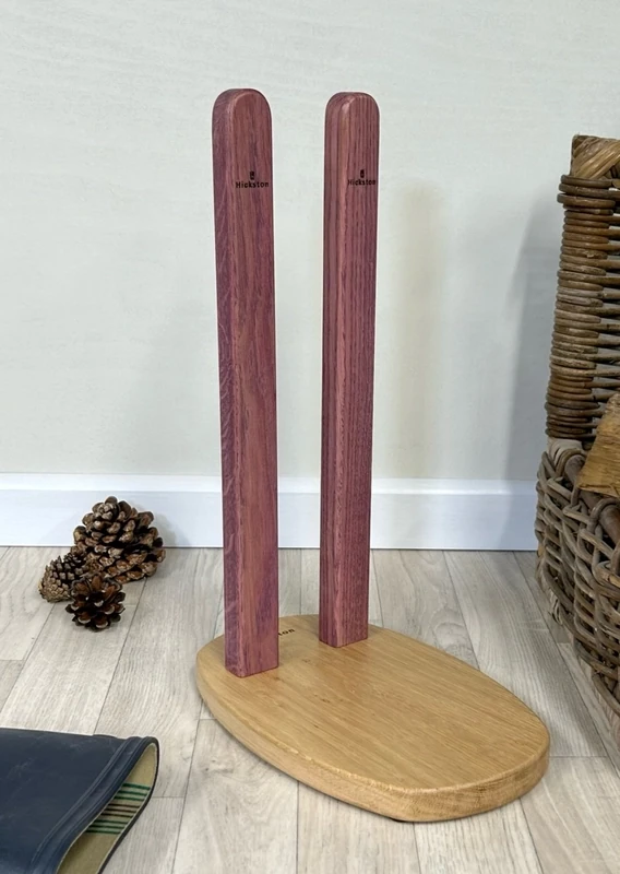 Bootsie Boot Stand. 'Oak & Colour' Large, Wild Rose | Personalised