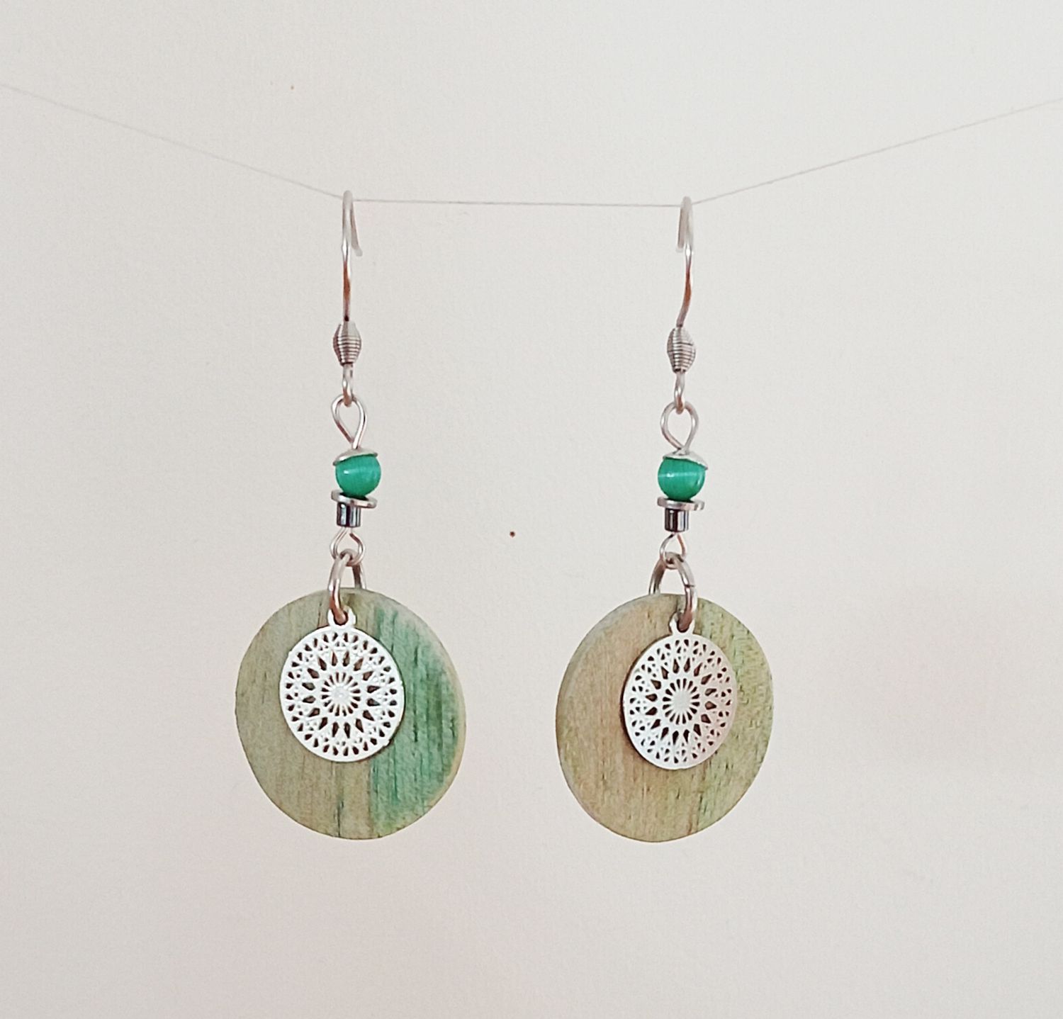 Boucles d'oreilles MIA VERT
