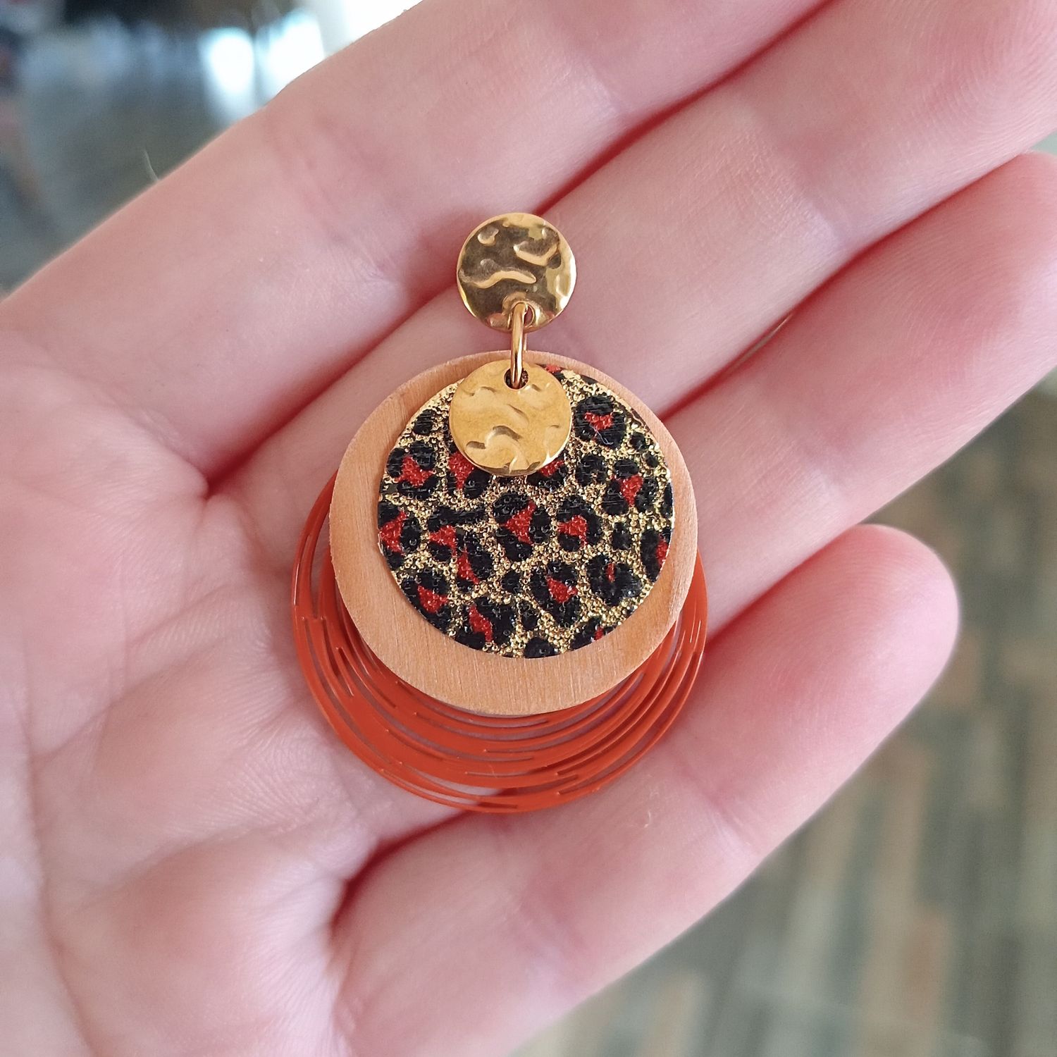 Boucles d'oreilles LÉO