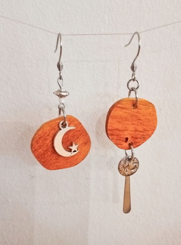 Boucles d'oreilles LUNE