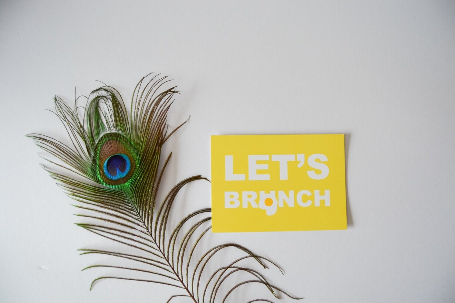 Postkaart 'Let's brunch'