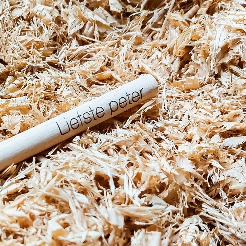 Pen met gravure