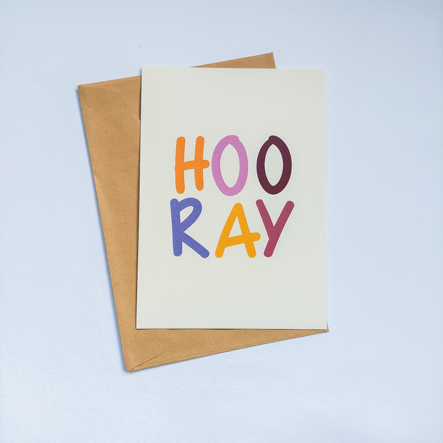 Postkaart 'HOORAY'