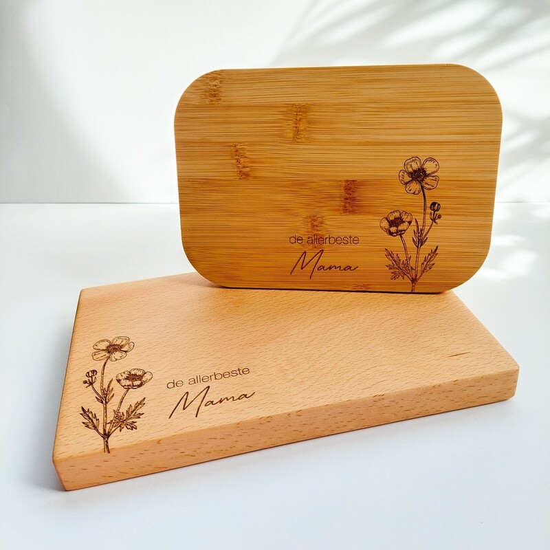 Cadeaupakket broodplankje en brooddoos