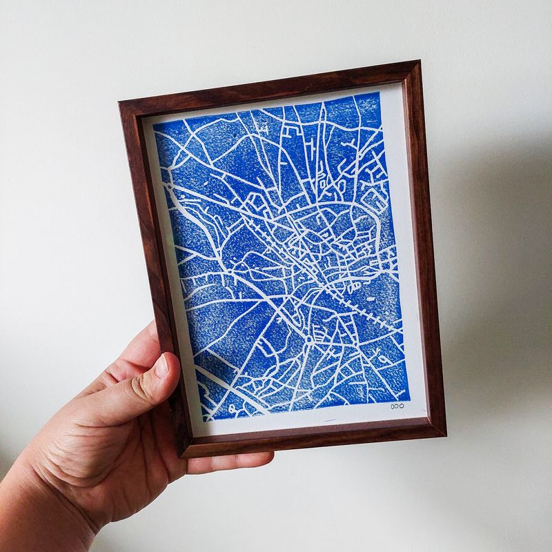 Linoprint 'Tienen'