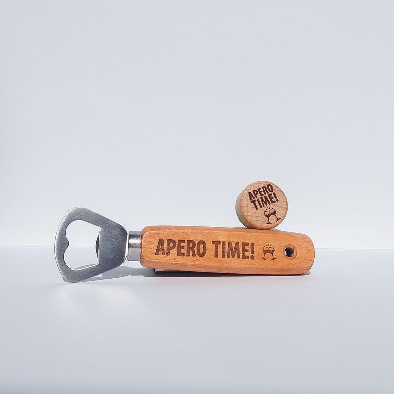 Cadeaupakket flessenopener + wijndop