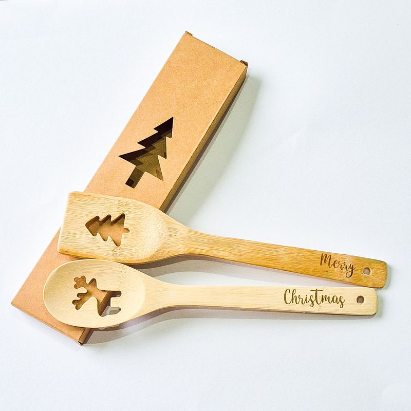 Kerstset: spatel & lepel