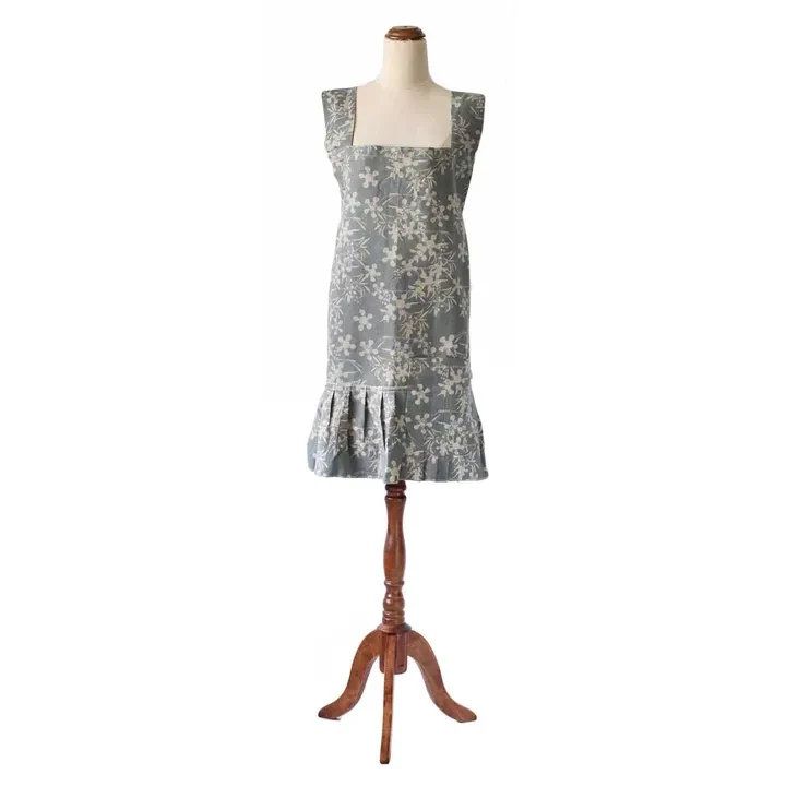 MYRTLE APRON CROSSOVER COTTON LINEN
