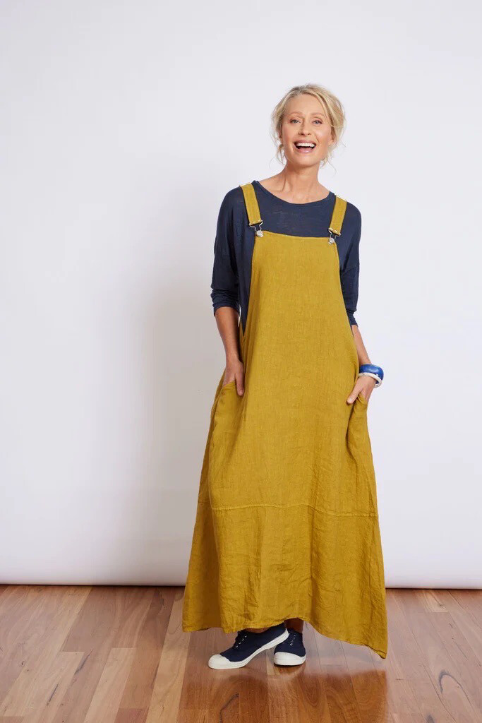 MONTAIGNE LINEN OVERALL PINI