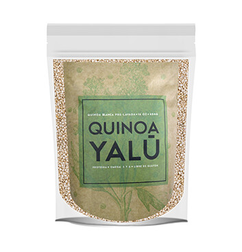 Quinoa Blanca prelavada - Yalu - 1 Libra