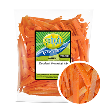 Zanahoria Precortada Gofresh®​ - 1 Libra