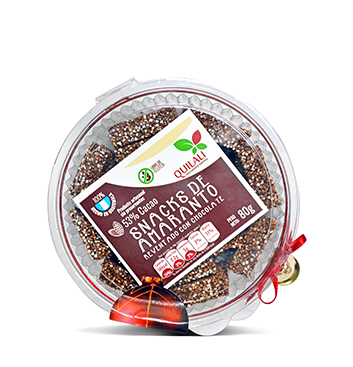 Snack Amaranto Quilali® - Chocolate 53% Cacao - 80g