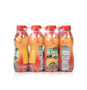 Caja de Jugos de Naranja con Pulpa De La Granja® - 12x235ml