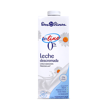 Leche inLine Descremada Dos Pinos® - 1 Litro