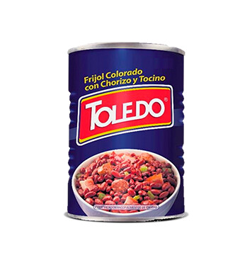 Frijoles Colorados Con Chorizo y Tocino - Molinos Modernos - Toledo - 15 oz