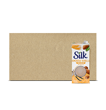 Caja con Leche de Almendra Silk® Vainilla Sin Azúcar - 6x946 ml