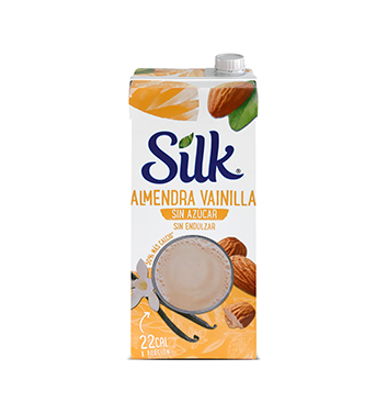 Leche de Almendra Silk® Vainilla Sin Azúcar - 946 ml