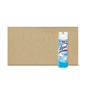 Caja de Spray Desinfectante Lysol® Crips Linen - 12x12.5 onzas